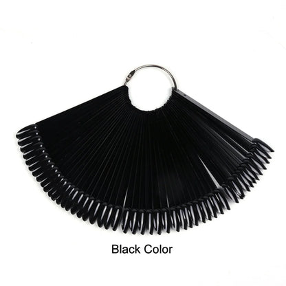 Clear Nail Swatches Display Chart