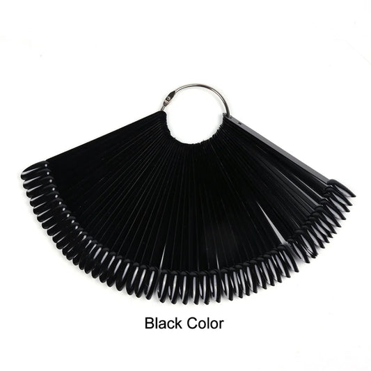 Clear Nail Swatches Display Chart