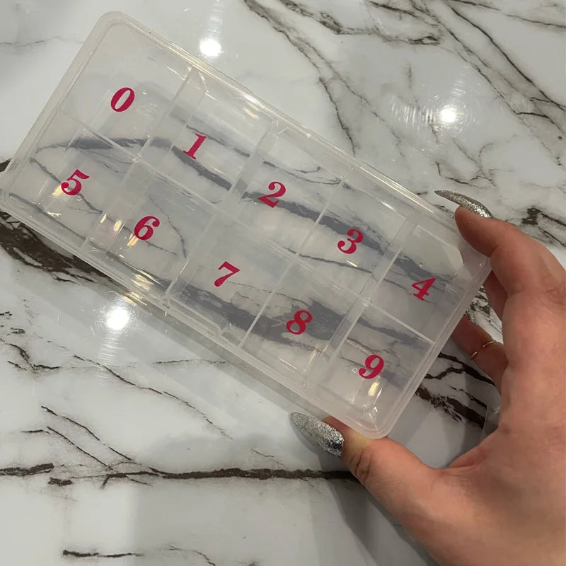 Plastic Nail Organizer Storage Boxes