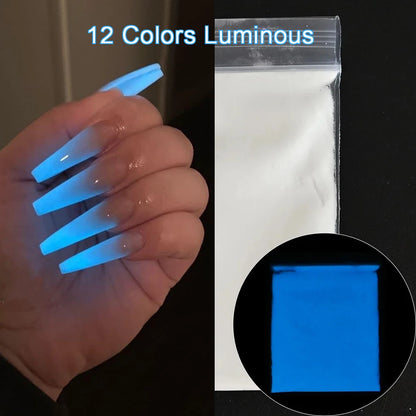Glow in the Dark Powder for Acrylic powder