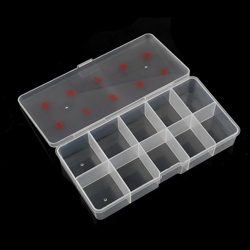 Plastic Nail Organizer Storage Boxes