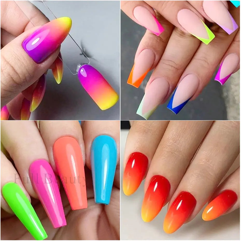 Neon Nail Pigment Fluorescent Powder