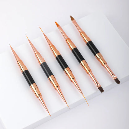 Professional 5-Piece Nail Art Brush Set