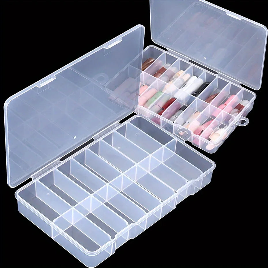 Empty Nail Tips Organizer Box