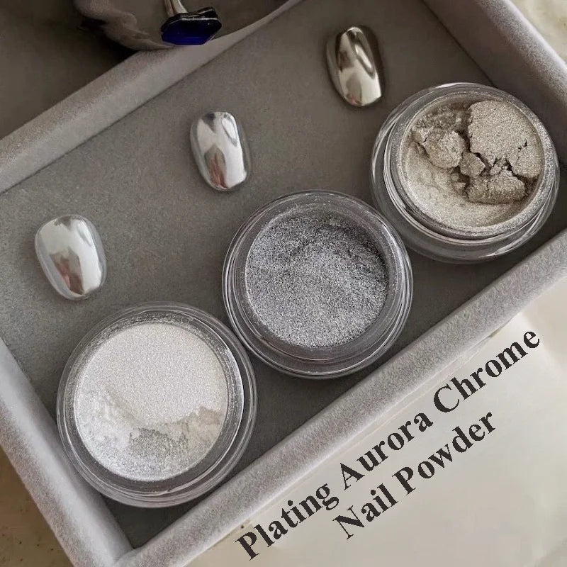 Glassy Chrome Nail Powder