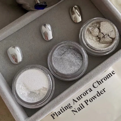 Glassy Chrome Nail Powder