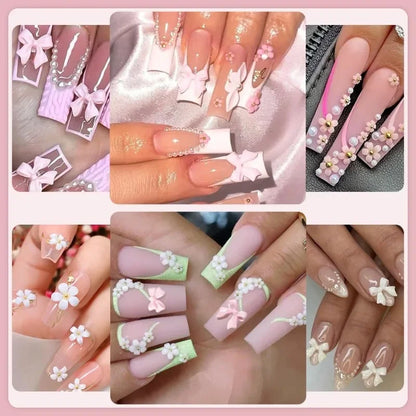 Acrylic Bows 3D Nail Art