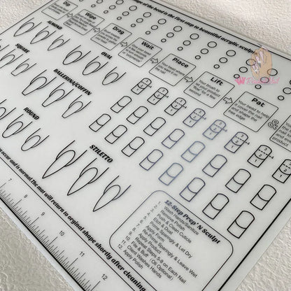 Silicone Nail Practice Training Mat