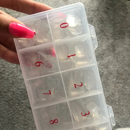 Plastic Nail Organizer Storage Boxes