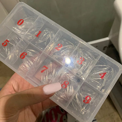 Plastic Nail Organizer Storage Boxes
