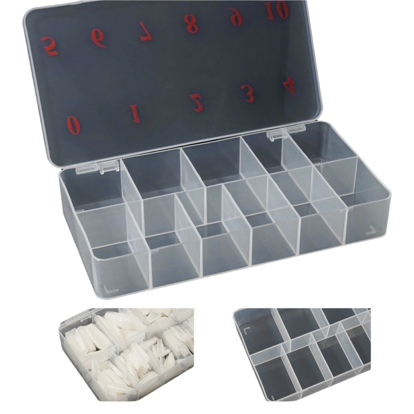 Nail Tips Organizer Box