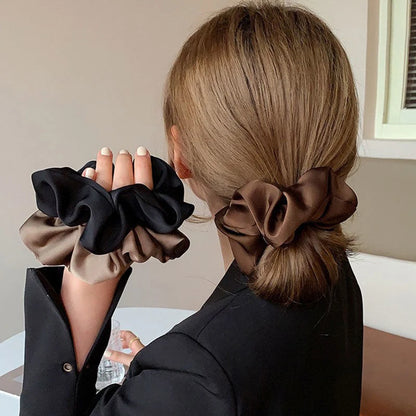 Elegant Silk Hair Scrunchies for Women