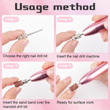 The Rachelle- Mandrel drill bits for sander