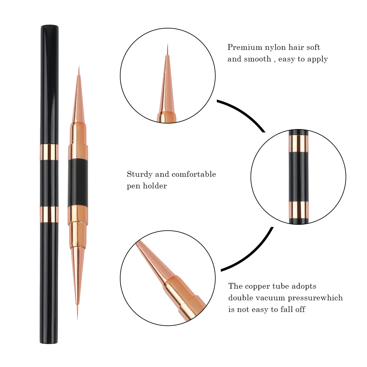 Double-Ended Nail Art Brush Set