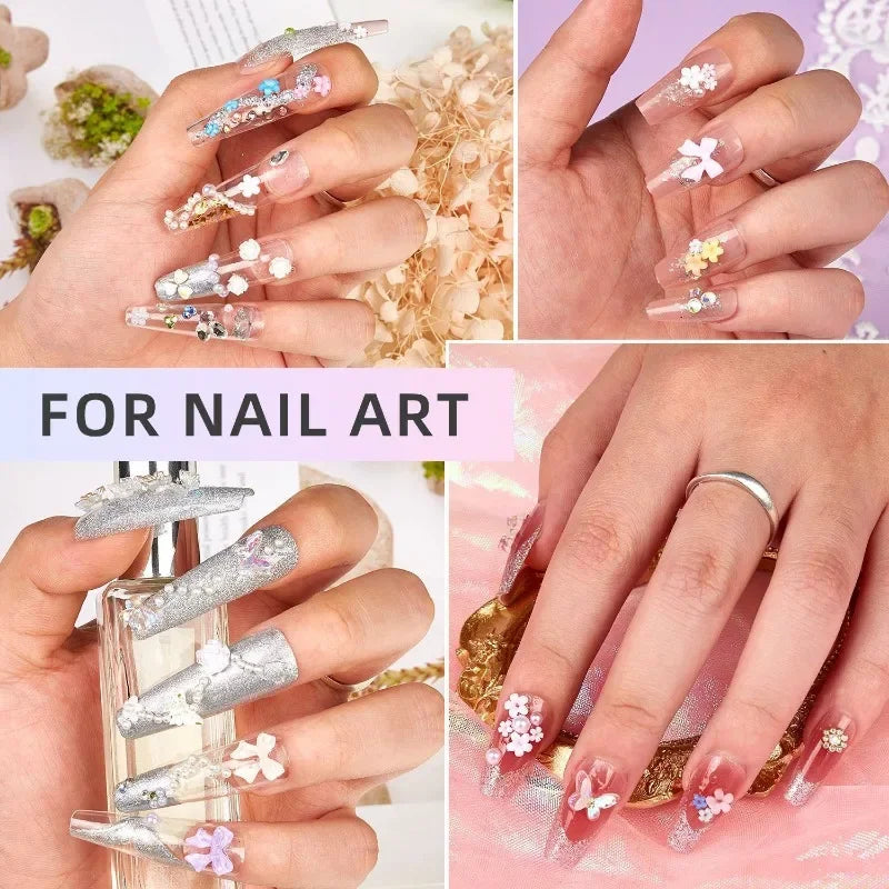 Acrylic Bows 3D Nail Art