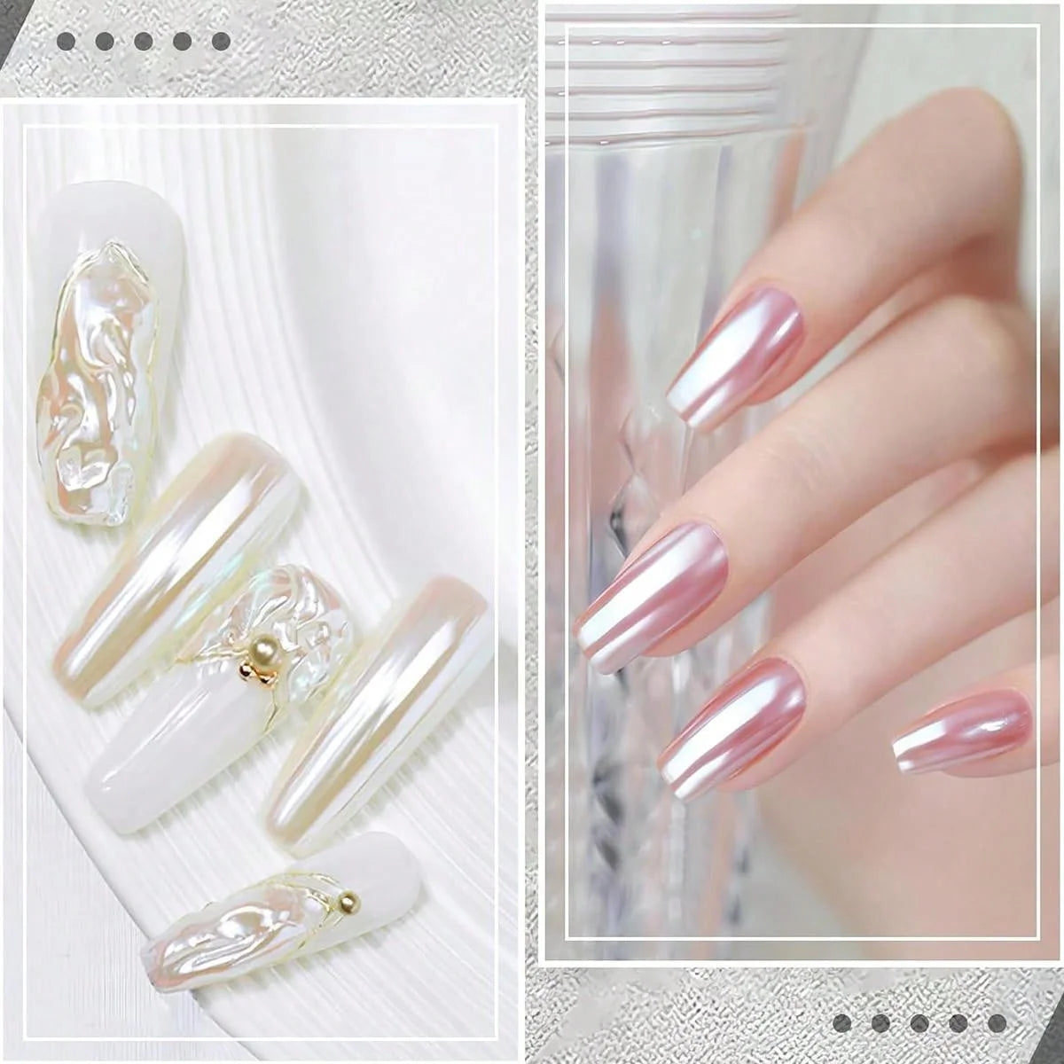 Pearl White chrome powder