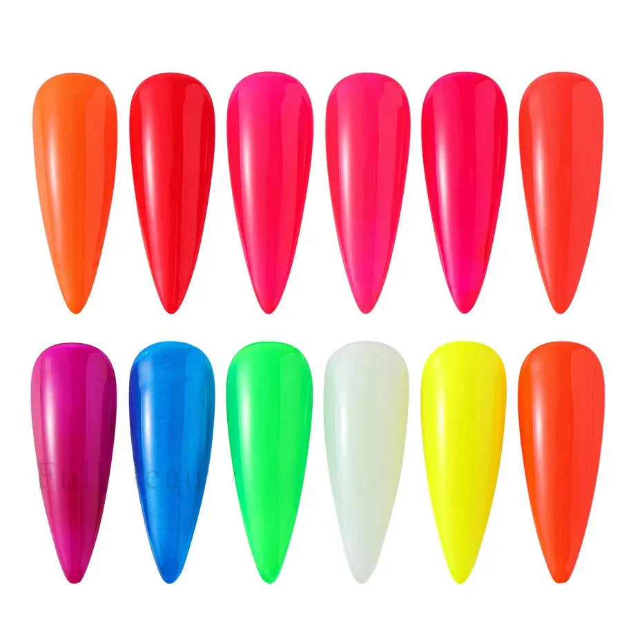 Neon Nail Pigment Fluorescent Powder