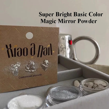 Glassy Chrome Nail Powder