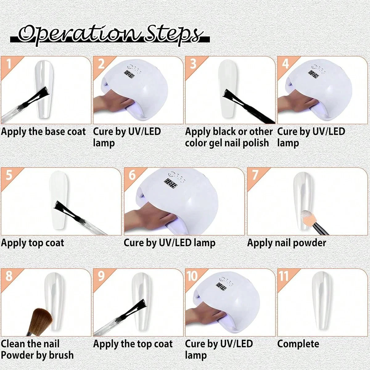 Pearl White chrome powder