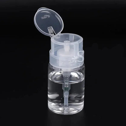 Push Down Nail Polish Remover Empty Bottles