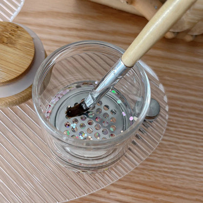 Portable Nail Brush Cleaning Cup