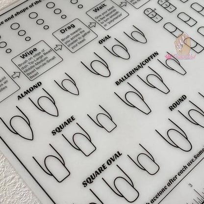 Silicone Nail Practice Training Mat