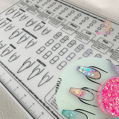 Silicone Nail Practice Training Mat