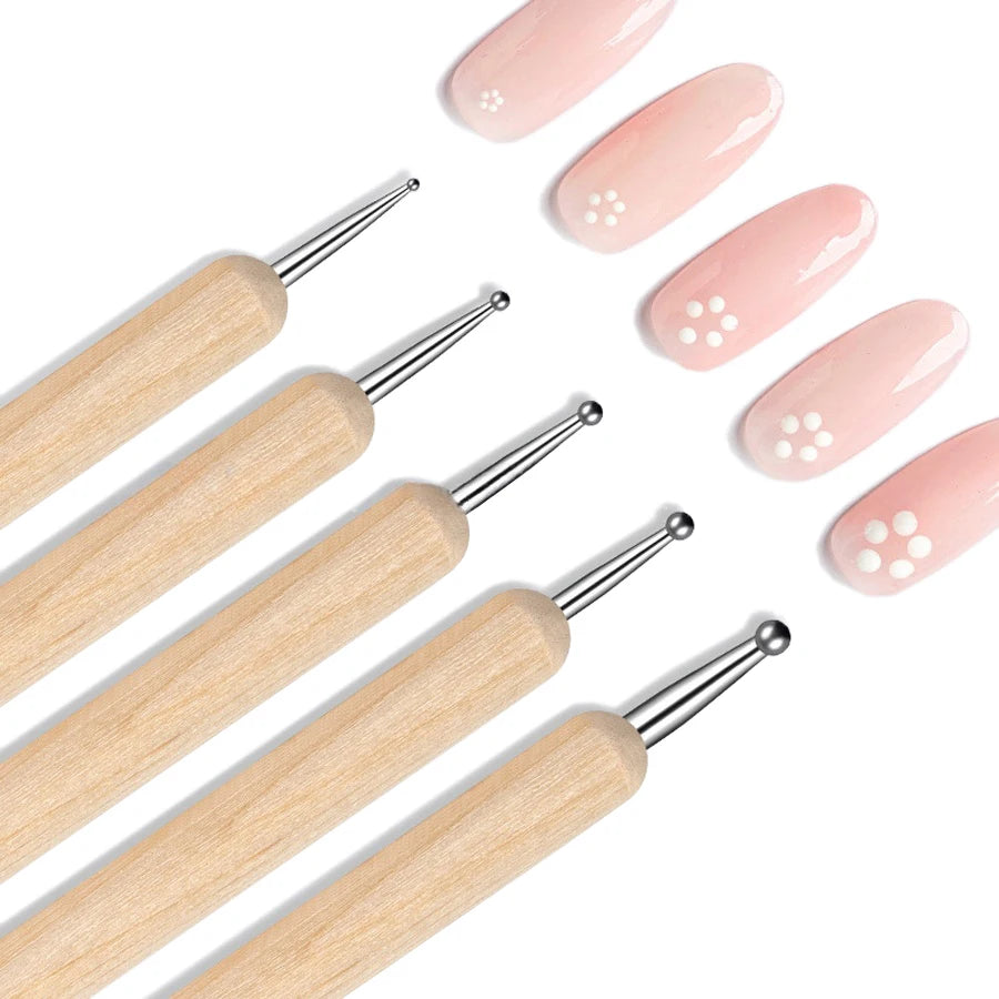 Wooden Dotting Pen Set