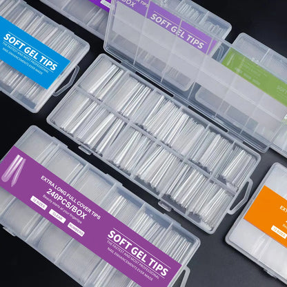 Long Soft Gel Nail Tips
