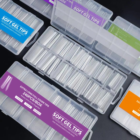 Long Soft Gel Nail Tips