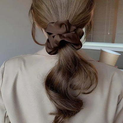 Elegant Silk Hair Scrunchies for Women